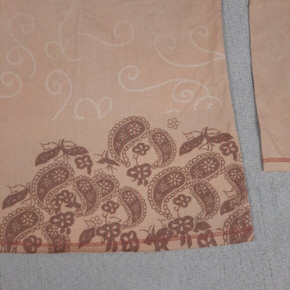 Little Mass Girls Outfit 6 Brown Corduroy Flare Pants & Top Y2K Boho - Picture 5 of 16